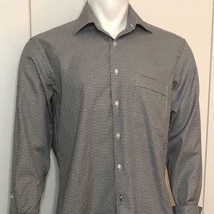 Ben Sherman Gray French Cuff Button Down Shirt